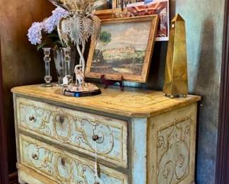 Pair of Painted Commodes