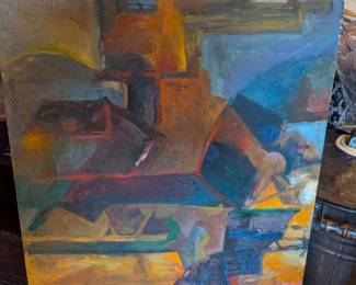 Reversable oil on wood