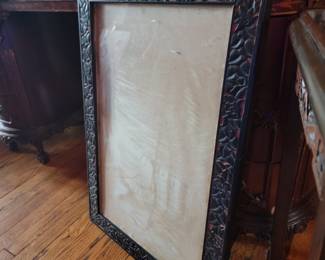Old Chinese wood frame