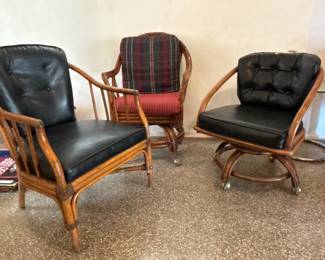 From dining room to occasional chairs, mid century flair.