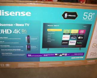 58" Hisense Roku TV