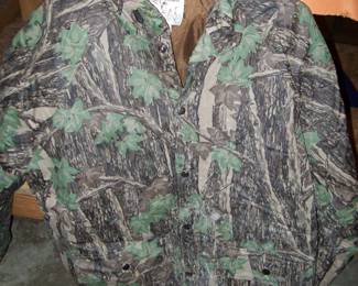 Camo raincoat