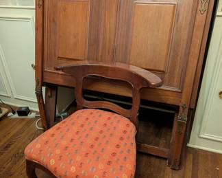 Antique map or document storage.