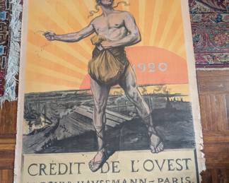 Post WWI French propaganda poster 1920 National Loan