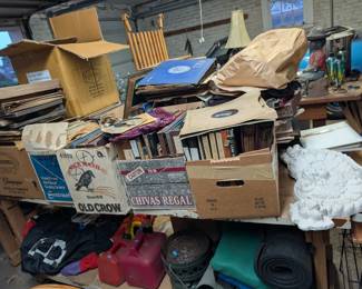 78 records.  Will be sold by the box.  There is one box of more modern albums sold separately 