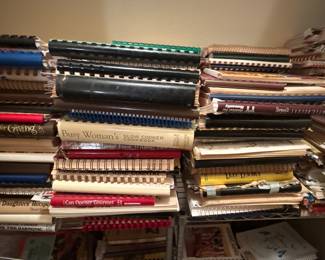 Large Selection of Cookbooks 
Local & Midwestern Areas 