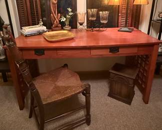 Modern Two Drawer Desk 
