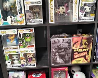 Funko pops, Japanese toys, and horror toys