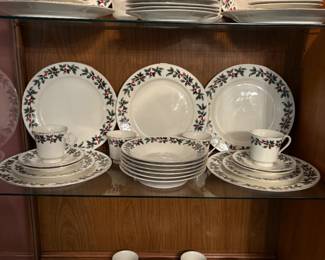 Formalities by Baum Bros. China 
12 Complete 5 Piece Place Settings 