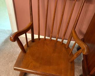 Vintage Child’s Wooden Rocking Chair