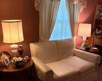 Custom Upholstered Loveseat