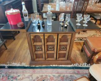 Mid Century Bar Cart