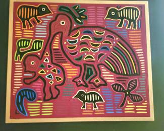 Original Kuna Mola Art From Panama