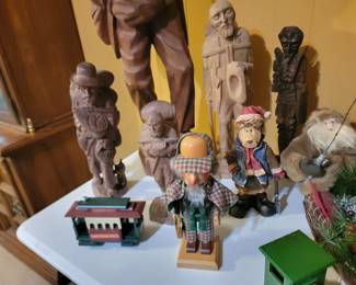 Hand Carved Wooden Figurines
