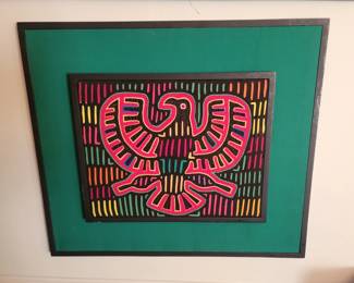 Vintage Original Kuna Mola Art From Panama