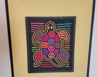Vintage Original Kuna Mola Art From Panama