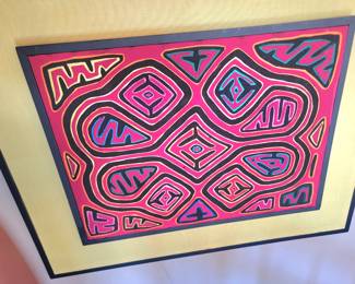 Original Kuma Mola Art from Panama