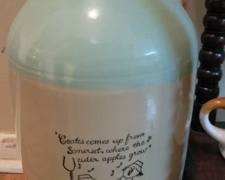 Vintage Stoneware Cider Flagon