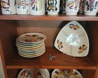 Hand Painted From Panama Dishes