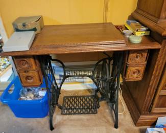 Antique Sewing Cabinet