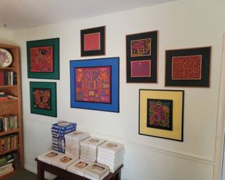 Lots of Original Kuna Molas from Panama