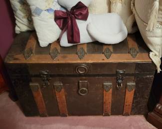 Antique Humpback Trunk
