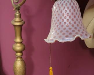 Vintage Swan Neck Lamp in Brass