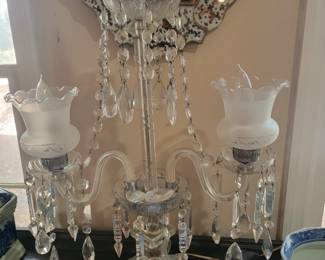 Antique Crystal Lamp