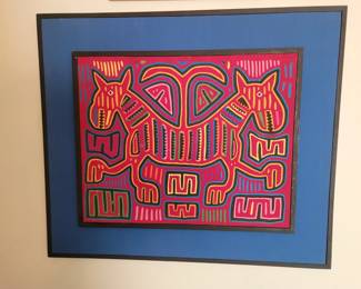 Vintage Original Kuna Mola Art From Panama