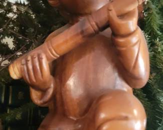 Hand Carved Wooden Angel