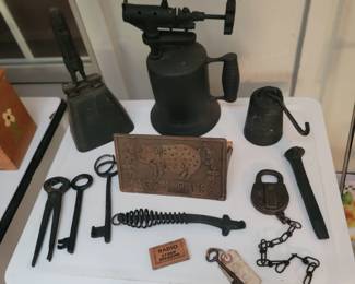Welding Blow Torch and other Iron Items