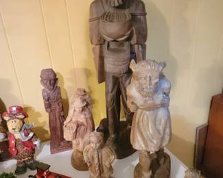 Hand Carved Wooden Man