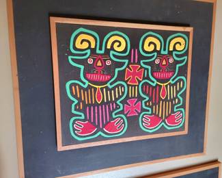 Nice Collection of Mola Art from Panama