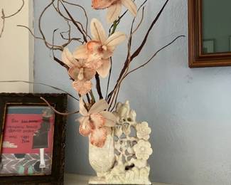 Asian soapstone carving