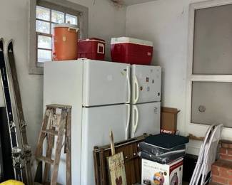 Two fridges, microwave, heater