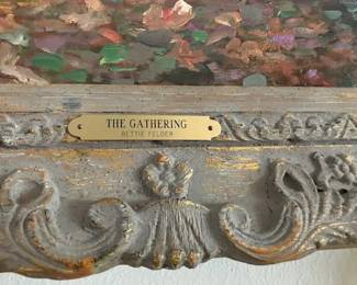 Original oil painting by Bettie Felder, The Gathering
