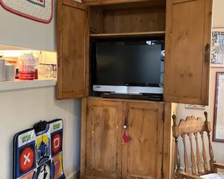 Antique pine cupboard