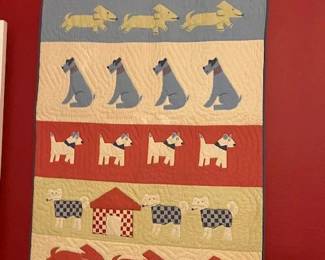 West dog quilt