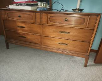 MCM dresser with mirror