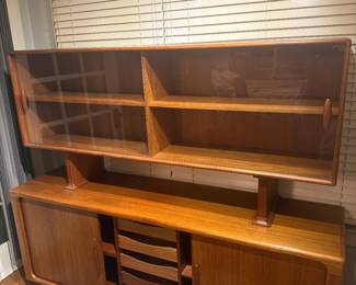 Danish Teak Tambour Sideboard