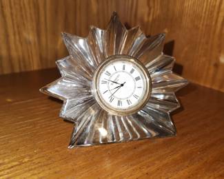 Waterford crystal clock