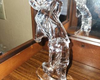 Waterford crystal golfer