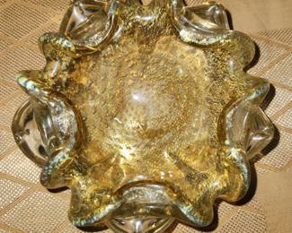Murano glass ashtray