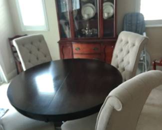 Antique Glass Front Display Hutch