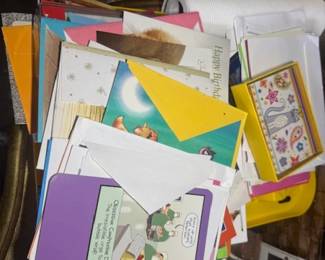 Vintage 80/90/2000s new greeting cards all seasons. $1 each