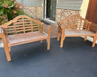 Outdoor benches- fold up