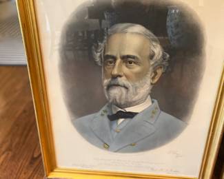 Civil War General lithograph