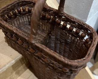 Vintage stair basket
