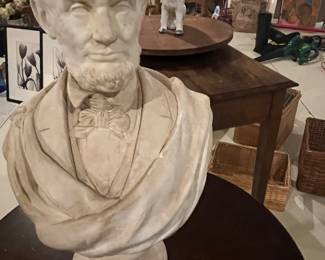 Lincoln Tea advertising bust
