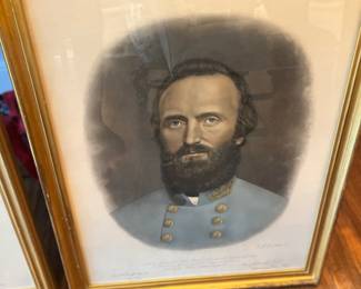 Civil war General lithograph